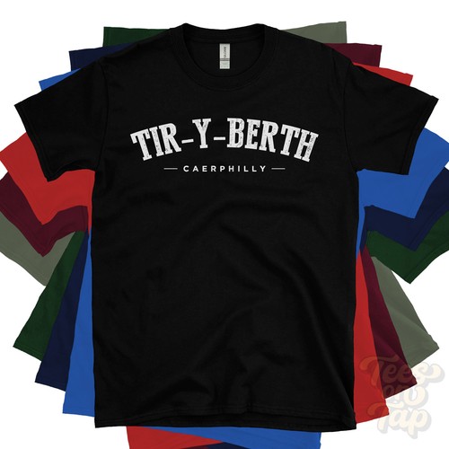 Tir berth caerphilly shirt - caerphilly, t-shirt