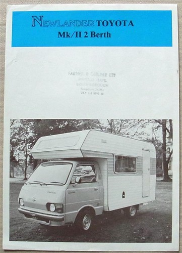 Toyota newlander 2 berth - newlander,